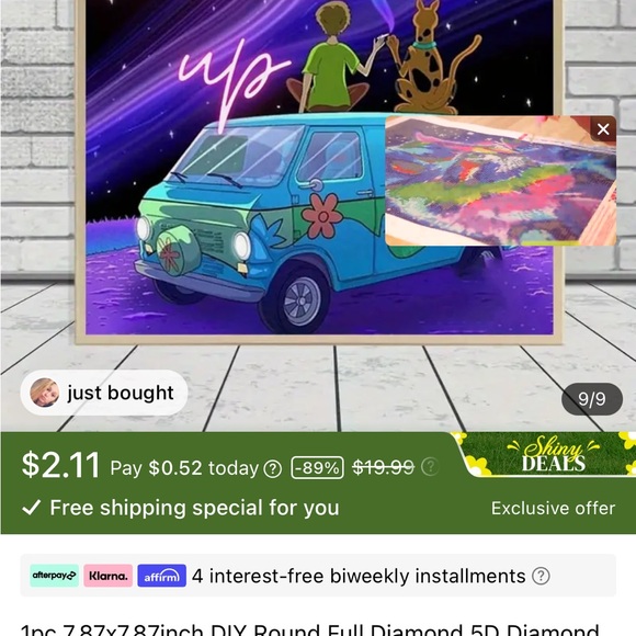 5D Diamond Painting Full of Diamonds Living Room Decor - Picture 5 of 15